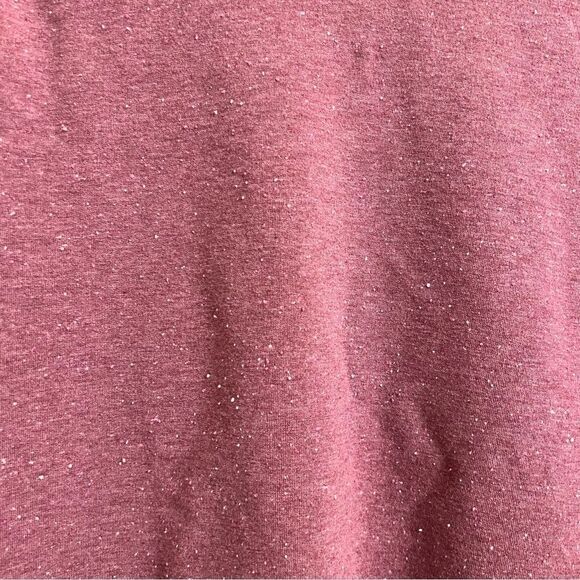 Athleta Purple Confetti Crewneck Rounded Hem Sweatshirt - Picture 10 of 10